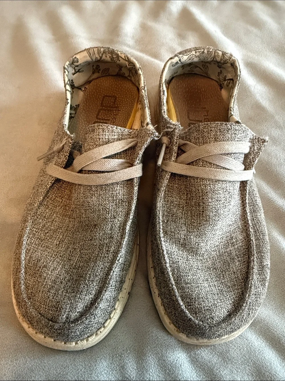 Hey Dude Women’s Slip-On Loafers in Grey